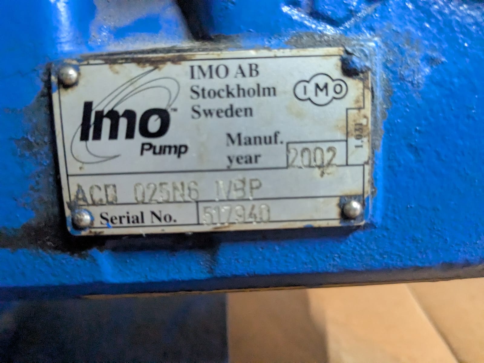 IMO ACD 025N6 IVBP 2002