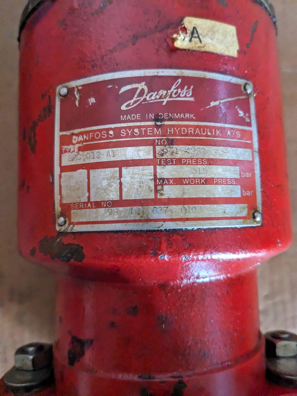 Danfoss BRC-012-A1 hydraulic actuator