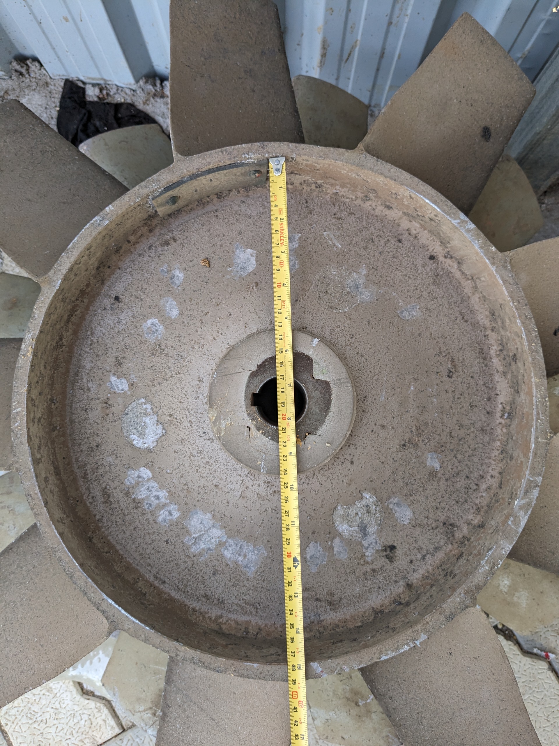 blower impeller 75cm diameter