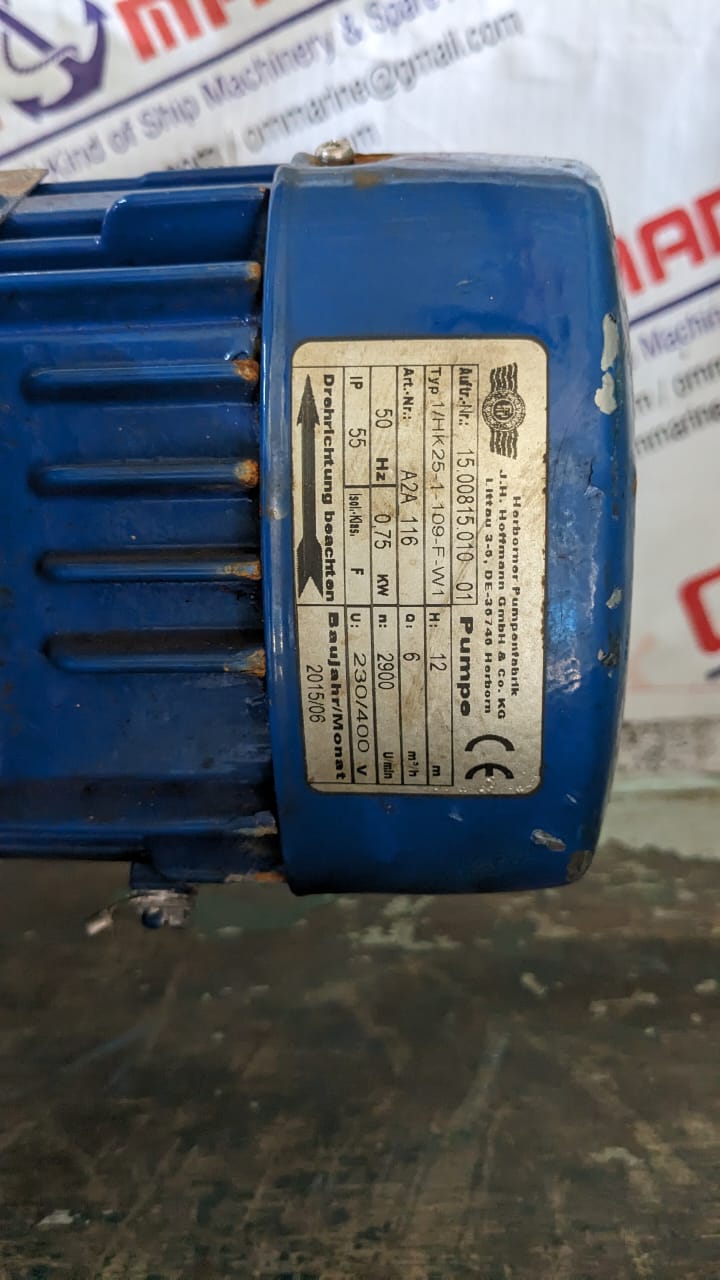 Herborner pump motor