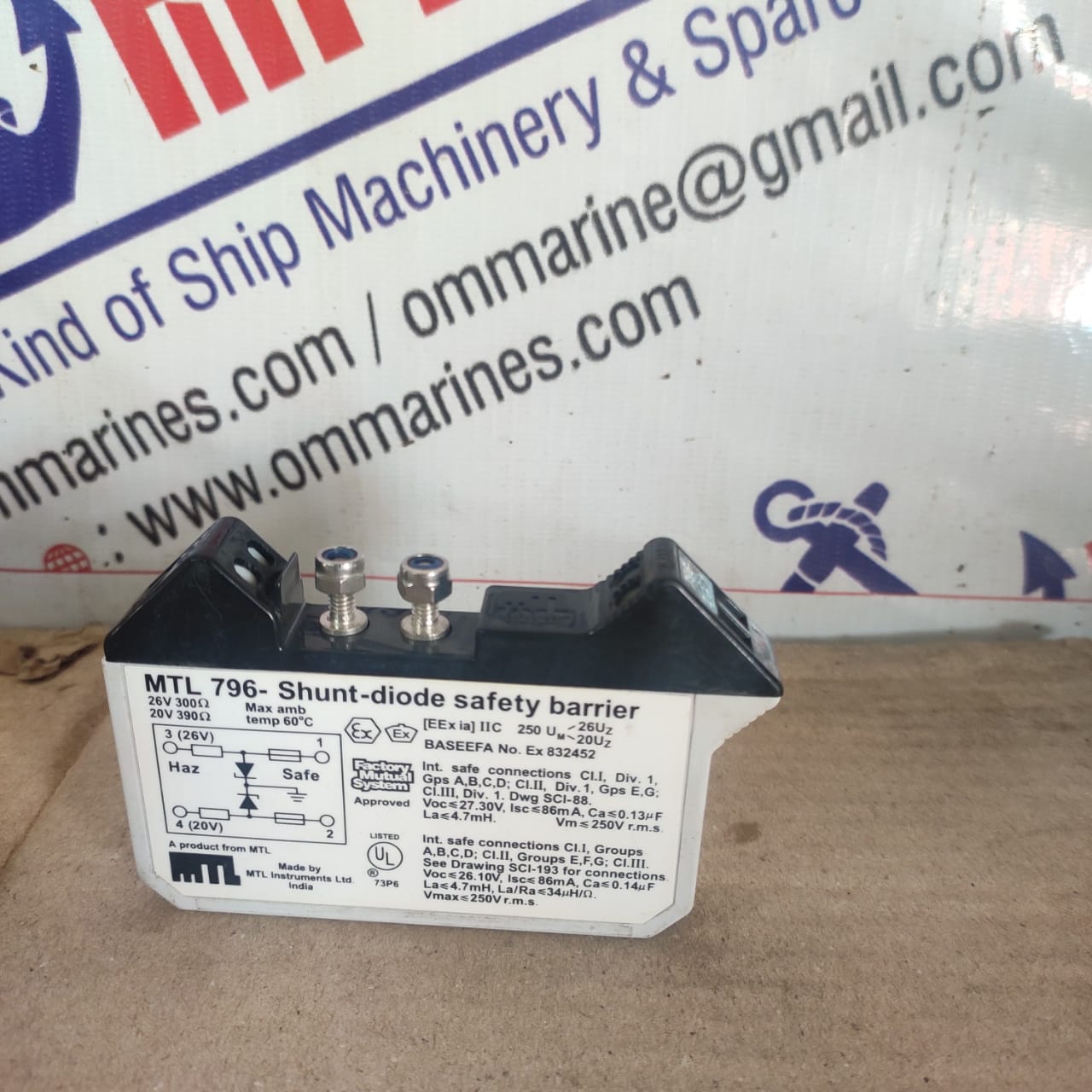 MTL 796 Safety Barrier