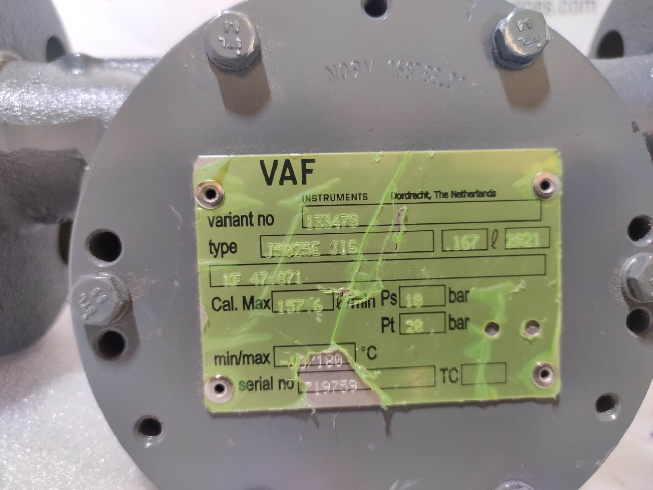 VAF J5025E JIS? Flowmeter
